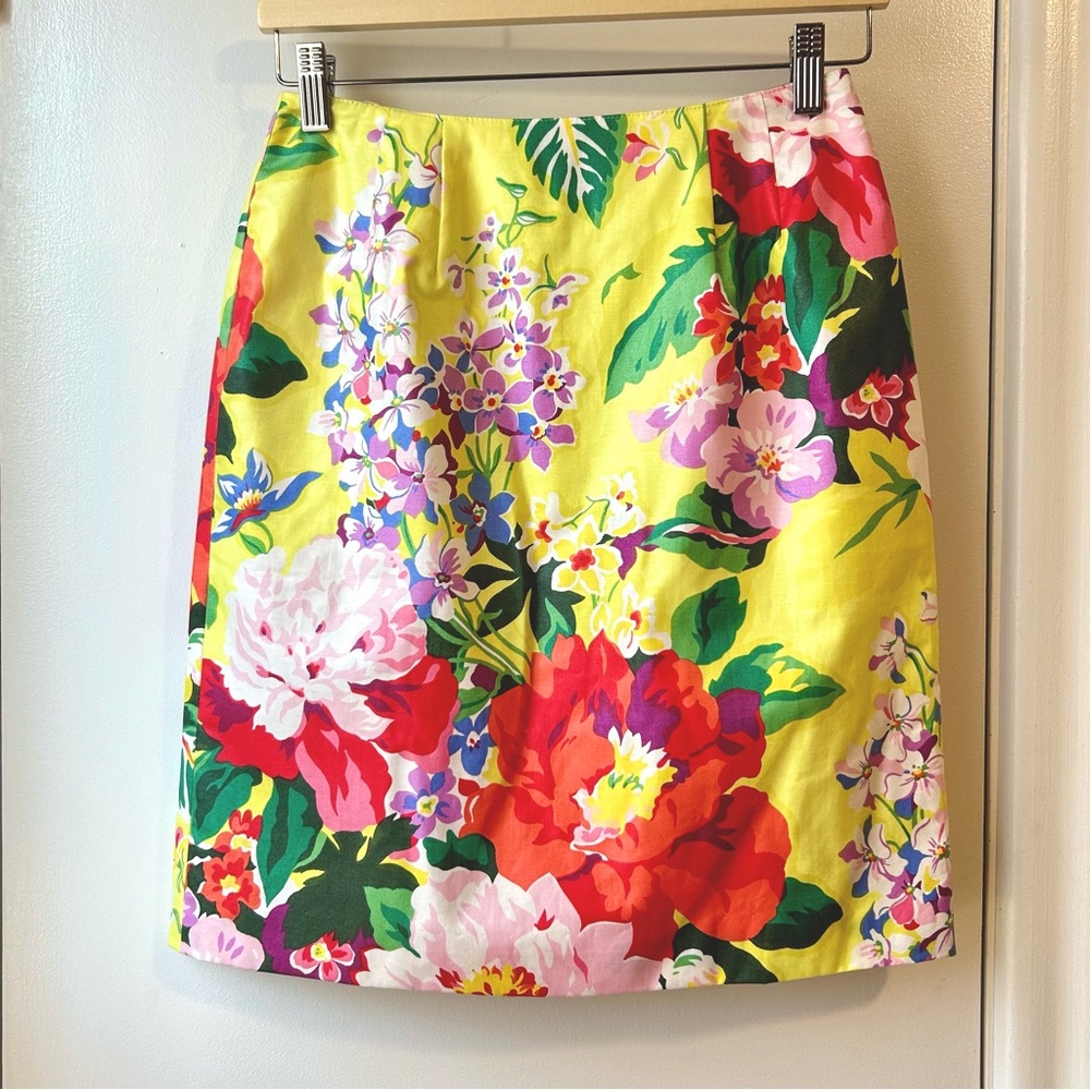 A Perfect Day In Paradise x Carleton Varney Floral Skirt